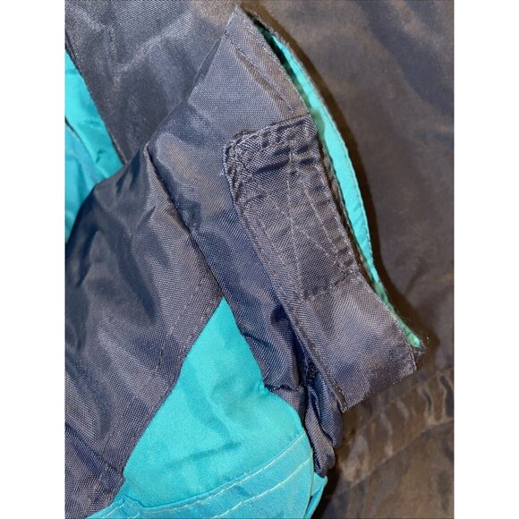 The Toronto Star Newspaper Men’s Winter Coat Parka Navy Aqua Blue XXL Vintage - Picture 5 of 16